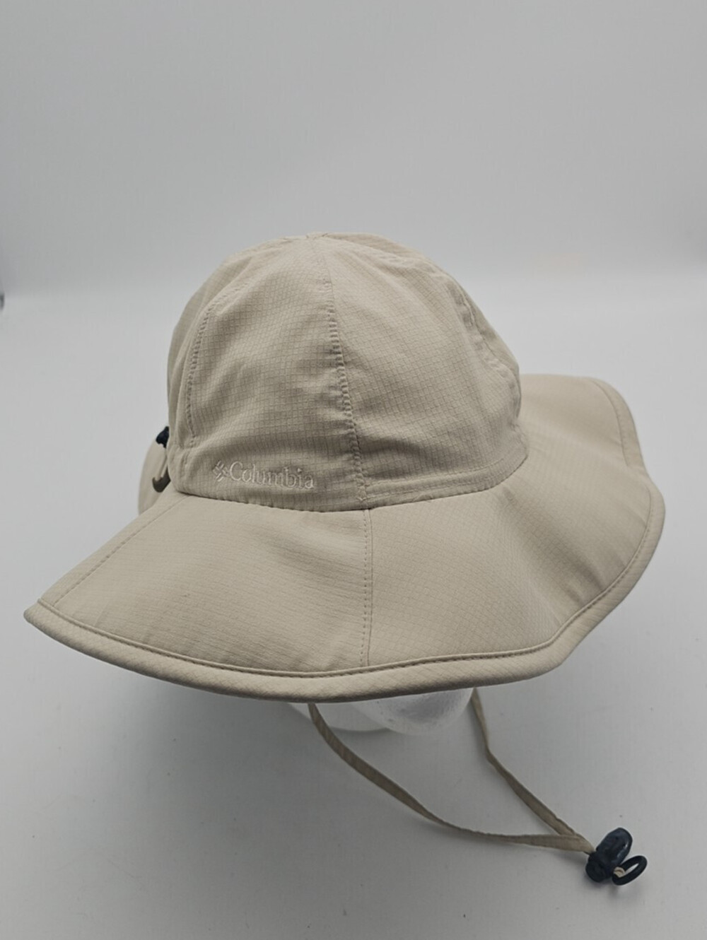 Columbia Women Sun Goddess II Booney Hat Fossil Tan Khaki UV Bucket Cap O/S